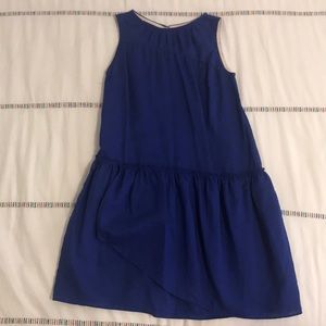 Blue sleeveless dress for tweens (12).